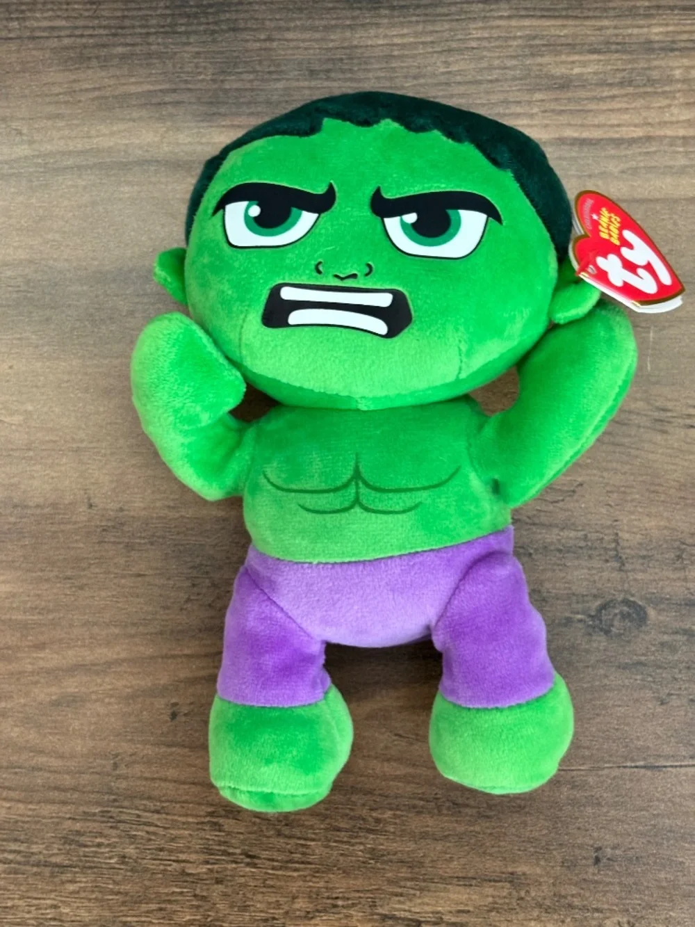 NEW TY Incredible Hulk Marvel Beanie Babies 7